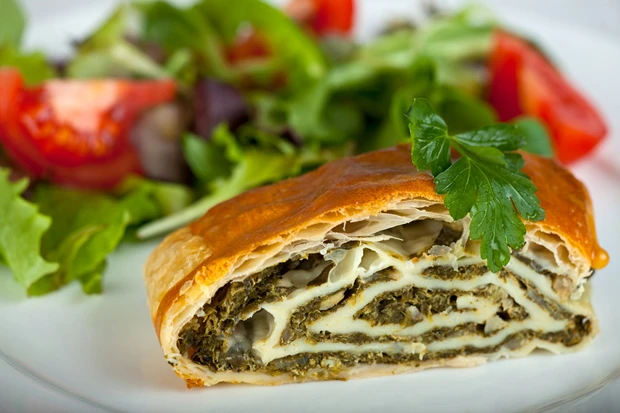 Spinatstrudel