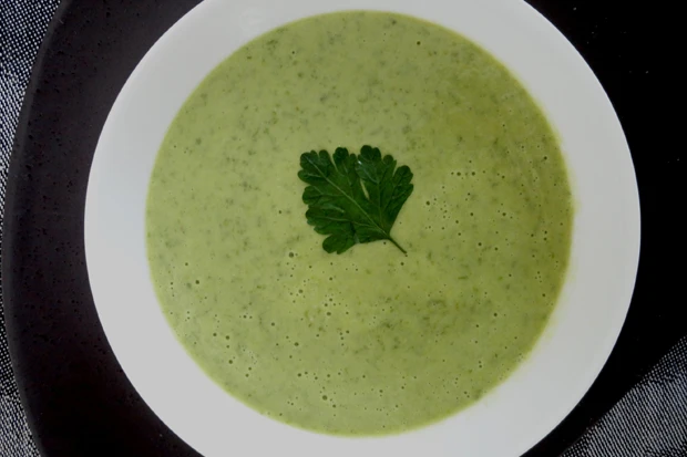 Kr&auml;uterschaumsuppe aus dem Schnellkochtopf