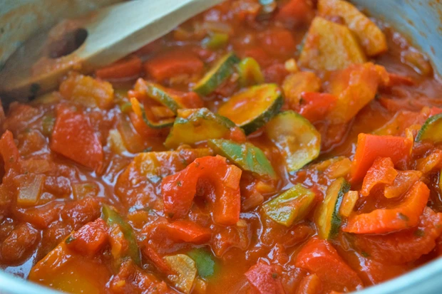 Ratatouille aus dem Schnellkochtopf