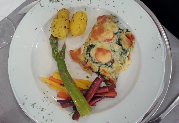 Vegetarische Spinatlasagne