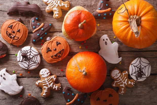Halloween Lebkuchenkekse