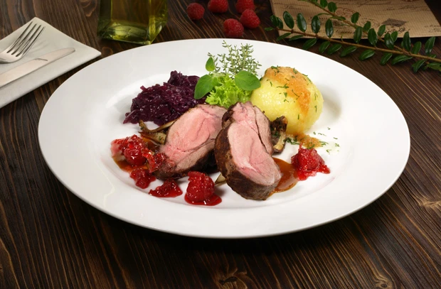 Wildschweinbraten
