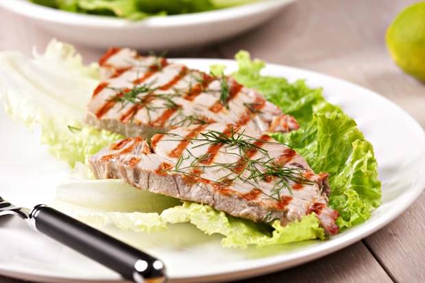 Thunfischsteak vom Grill