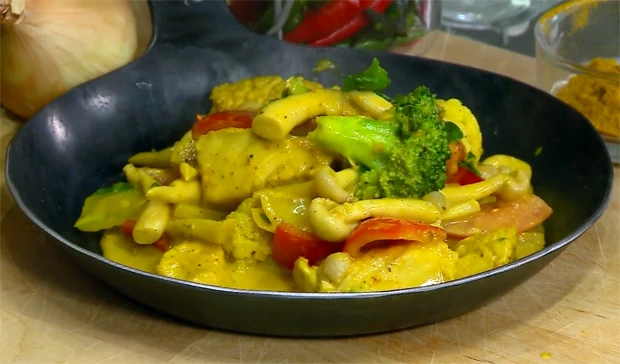 Curry-Putengulasch