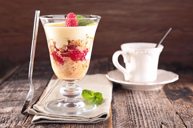 Tiramisu mit Himbeeren