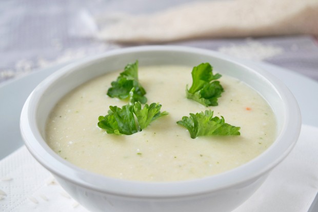Reisschleimsuppe