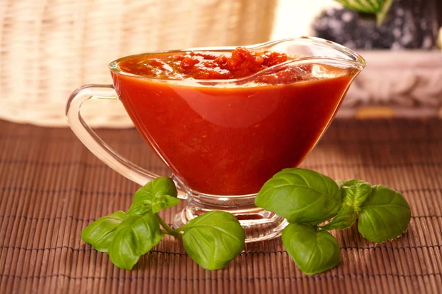 Tomatenketchup mit Apfel