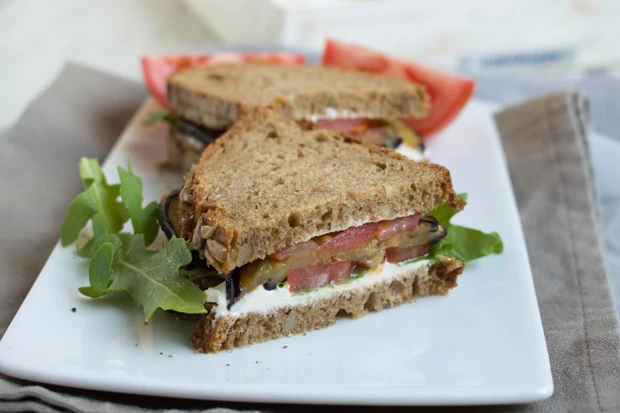 Sandwich mit Schafsk&auml;se