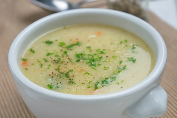 Gebrannte Grie&szlig;suppe