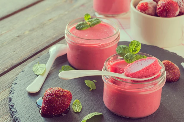 Erdbeermousse