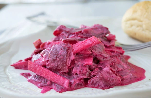 Vinaigrette f&uuml;r rote R&uuml;ben Salat