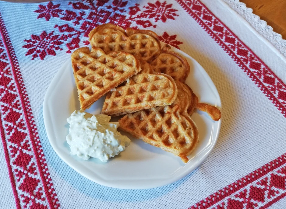 Pikante Waffeln