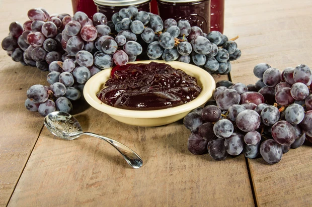 Weintrauben Marmelade