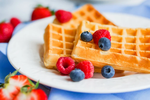 Waffeln mit Buttermilch