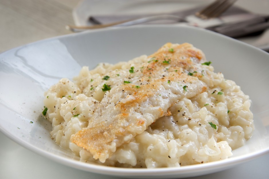 Zanderfilet mit Risotto