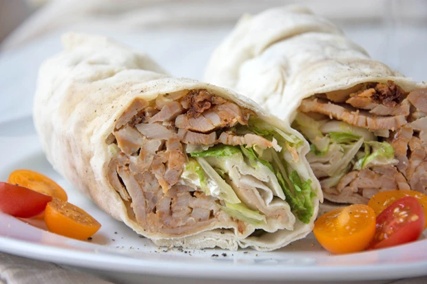 Wraps mit H&uuml;hnerfleisch