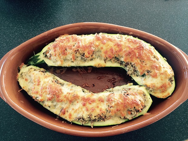 Omas gefüllte Zucchini