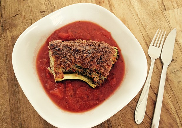 Omas gefüllte Zucchini