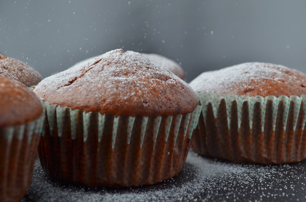 Topfen Muffins mit Schokolade