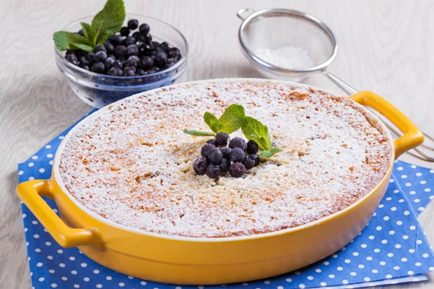 Grie&szlig;auflauf mit Beeren