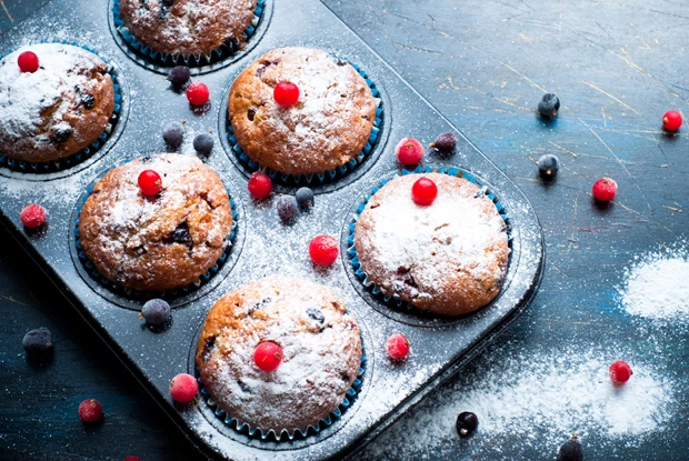 Beeren - Muffins mit Buttermilch