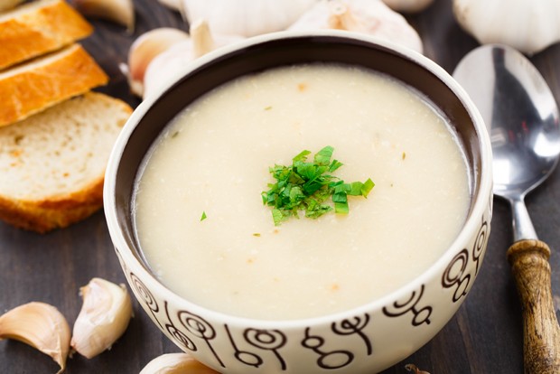 Knoblauchrahmsuppe