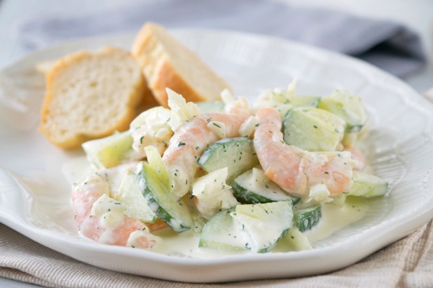 Shrimpssalat