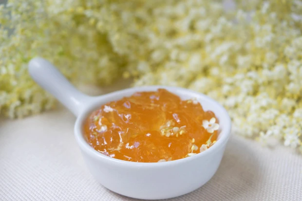 Holundergelee mit Apfel