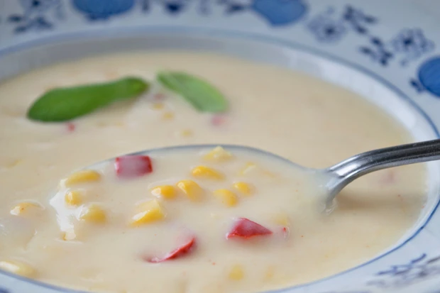 Amerikanische Maissuppe