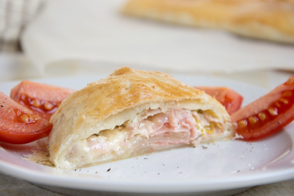 Schinken-Käse-Strudel