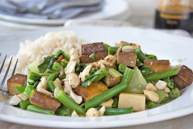 Pak Choi mit Tofu