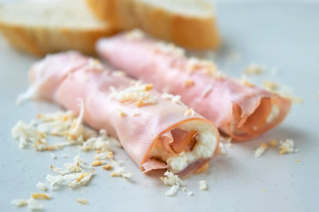 Schinkenrollen mit Krentopfen