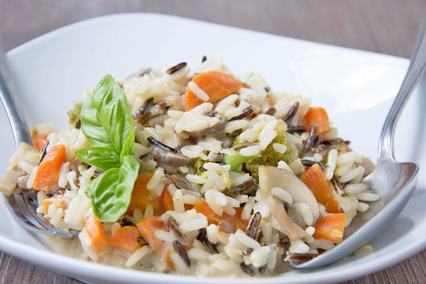 Wildreis mit Gemüse