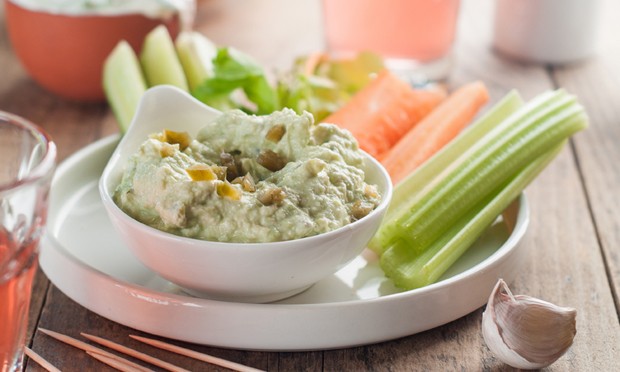 Zucchinimus mit Feta