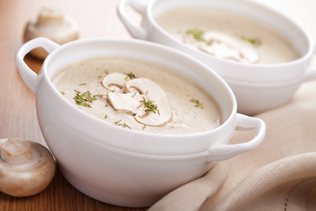 Championcremesuppe - Rezept