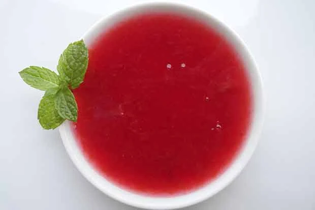 Fruchtspiegel für Panna Cotta