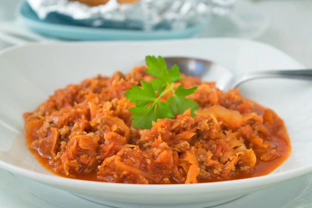 Sauerkraut mit Faschiertem