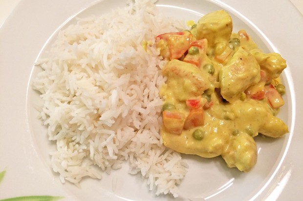 Putencurry mit Gemüse