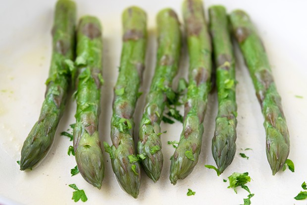 Spargel aus dem Ofen