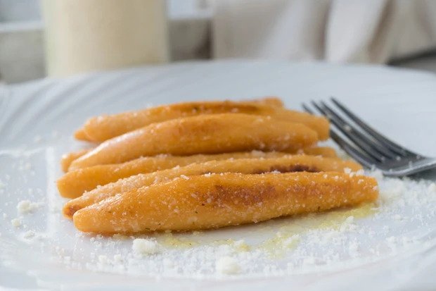 Schupfnudeln aus S&uuml;sskartoffel