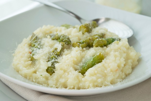Cremiges Spargel-Risotto