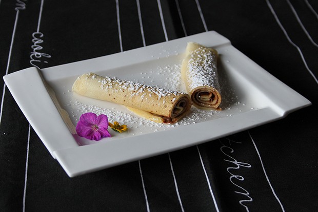 Palatschinken mit Nutella