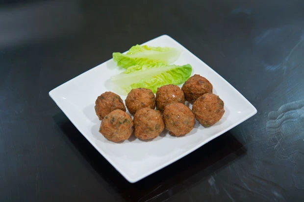 Falafel mit Kichererbsenmehl