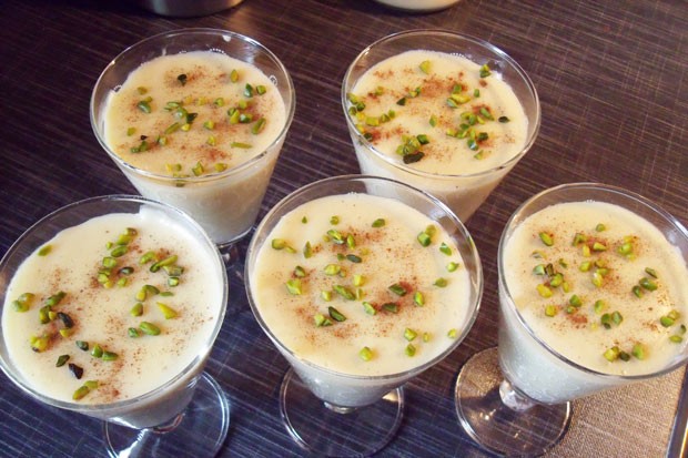 Marzipan Pudding mit Schuss