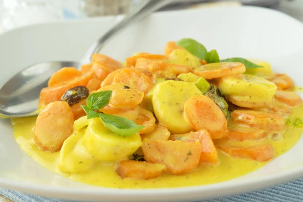 Karotten-Bananen-Ragout