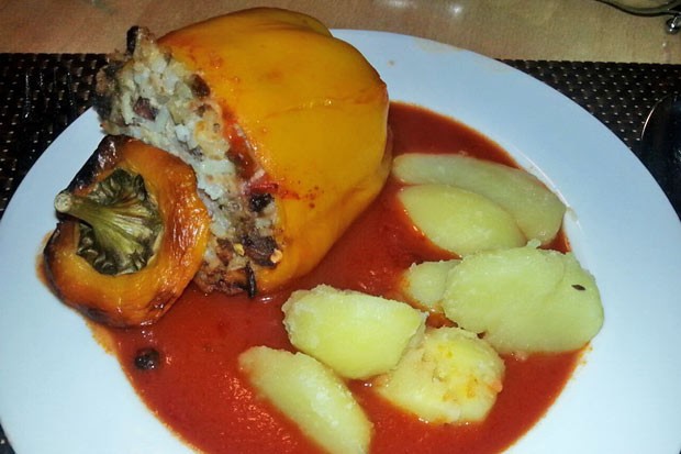 Gefüllte Paprika