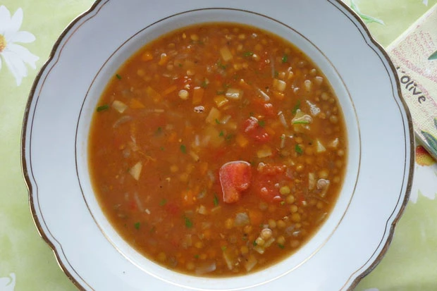 Linsensuppe mediterran