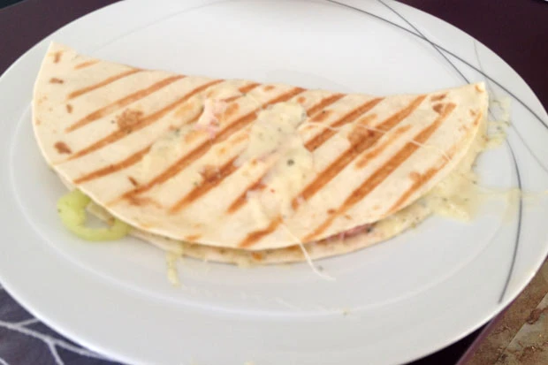 Gef&uuml;llte Tortilla