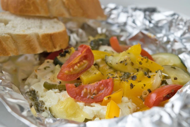 Backofengem&uuml;se mit Feta