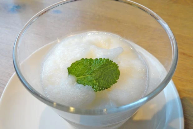 Zitronensorbet
